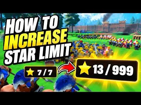 HOW TO INCREASE STAR LIMIT (how does star work) in COMMAND AN ARMY Roblox